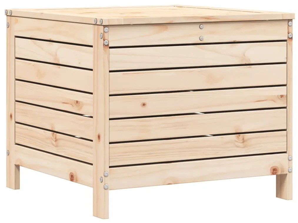Poggiapiedi da giardino 62x63,5x53,5 cm legno massello di pino