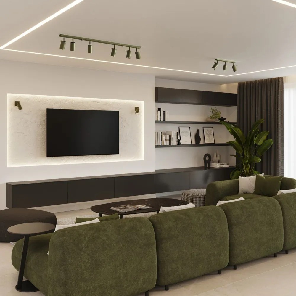 Faretto verde 6x117 cm Etna – Sollux