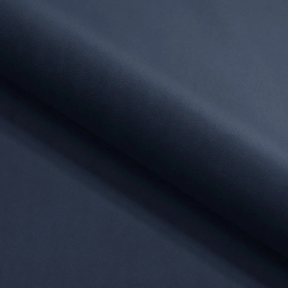 Divano blu allungabile con rivestimento in velluto 203 cm York Blik – Ropez