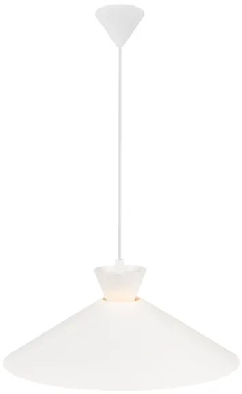 Nordlux - Lampadario a sospensione con filo DIAL 1xE27/40W/230V diametro 45 cm bianco