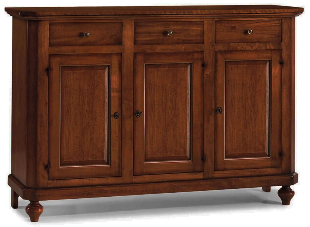 CHRISTOPHER - credenza in legno massello 150x43x98