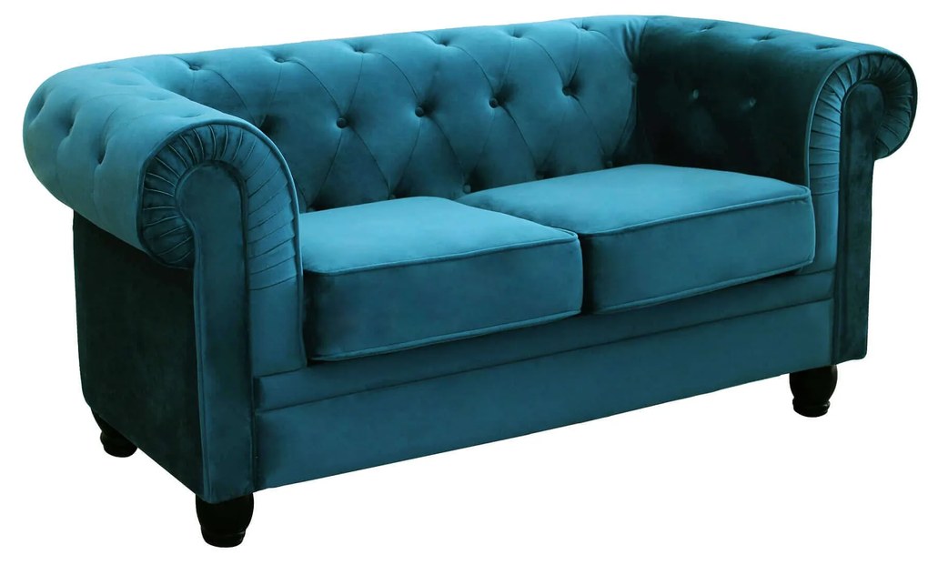 CHESTERFIELD - divano vintage in velluto