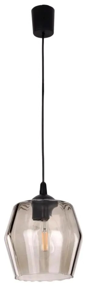 Lampadario a sospensione con filo SMOKE 1xE27/15W/230V