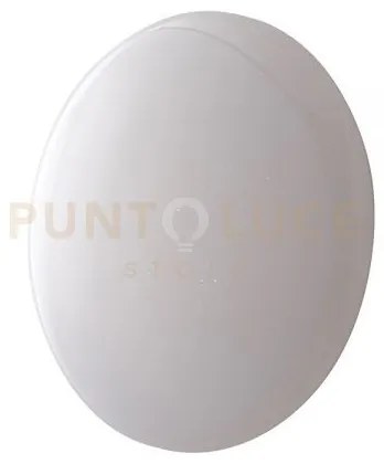 Plafoniera led moon tonda bianca 24w 2460lm cct ip44 40x40x10cm i-m...