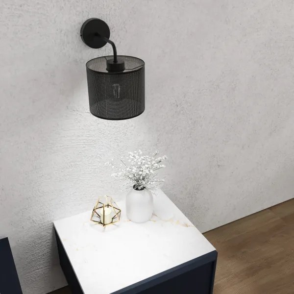 Applique LOFT SHADE 1xE27/60W/230V nero