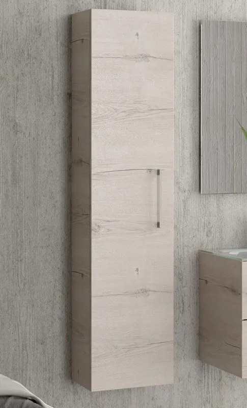 Colonna bagno 160cm con maniglia e 4 ripiani modello EL45 - KAMALU