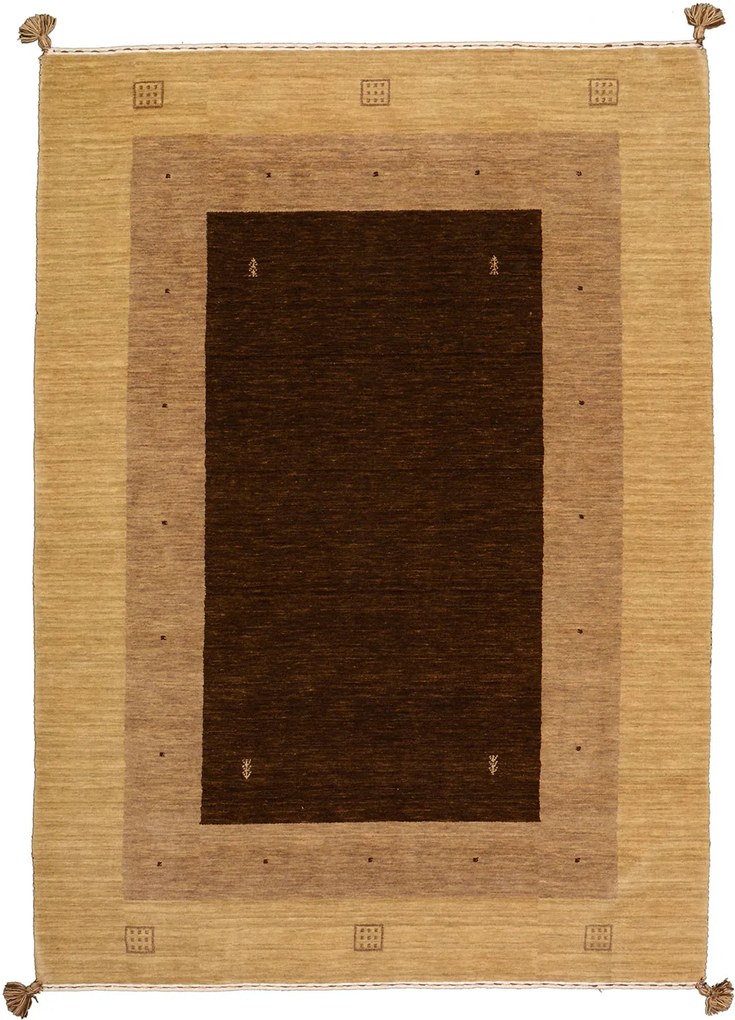 Loribaft Tappeto 150 x 200 Beige (Indian) Realizzato A Mano