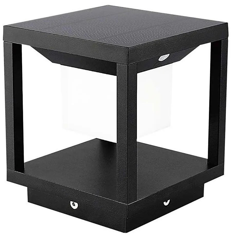 Lampada solare LED con sensore LED/2W/5,5V 3000K IP65 2600 mAh nera