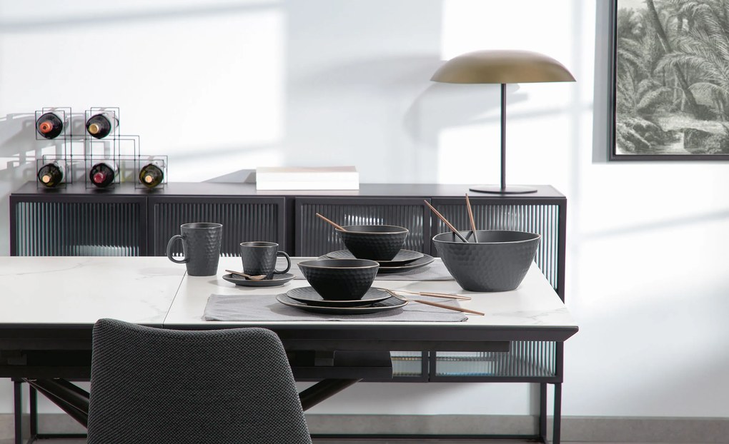 Kave Home - Tazza Manami in ceramica nero