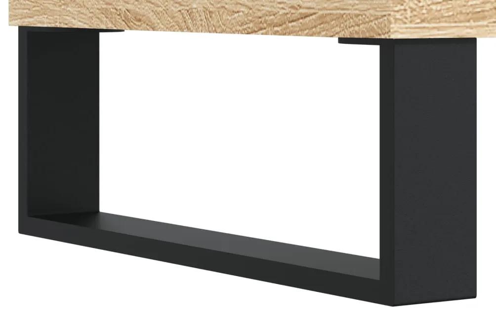 Mobile Porta TV Rovere Sonoma 150x30x50 cm in Legno Multistrato