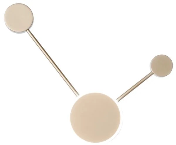Plafoniera LED Etere dorato IP20 LUCE AMBIENTE DESIGN