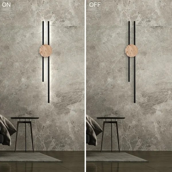 Brilagi - Applique a LED WOODY COLLINE LED/15W/230V 80 cm quercia