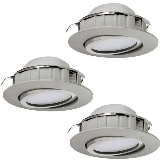 Eglo 95859 - Set da 3 faretti da incasso PINEDA LED/6W/230V