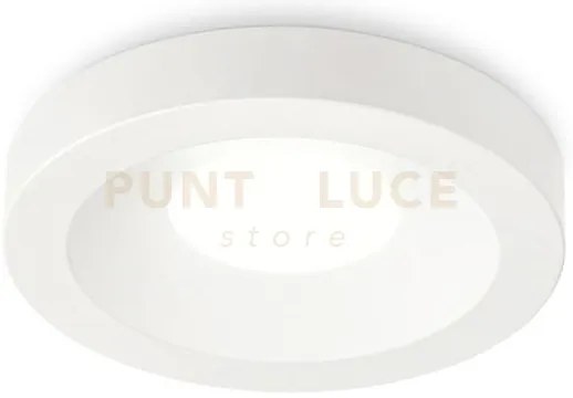 Gfa180-  faretto da incasso tondo d.9,8cm 1 luce attacco gu10 bianc...