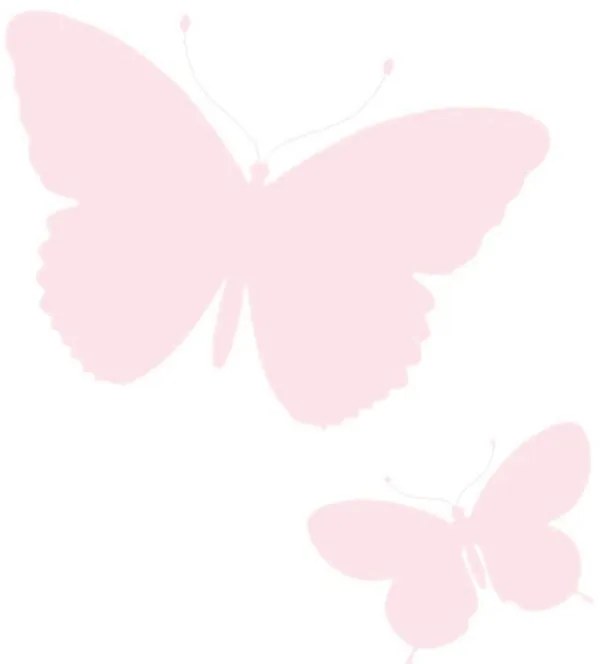 Fotomurale Precious Farfalle, rosa