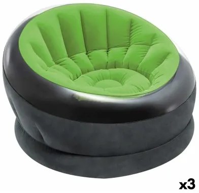 Poltrona Gonfiabile Intex Empire 112 x 109 x 60 cm Verde (3 Unità)