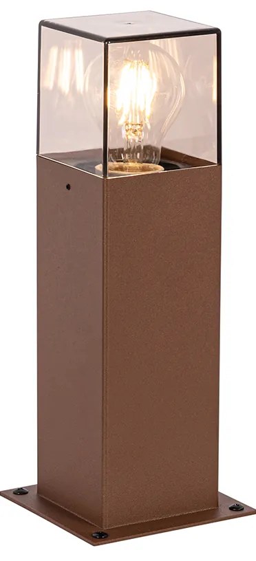 Lampada da esterno a stelo intelligente marrone ruggine 30 cm incl. Wifi P45 - Denmark