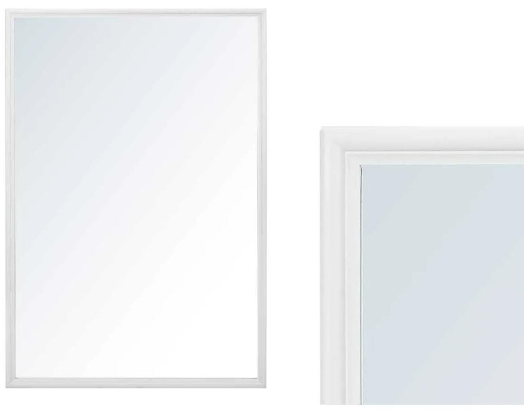 Specchio da parete Legno Bianco 80 x 120 x 80 cm