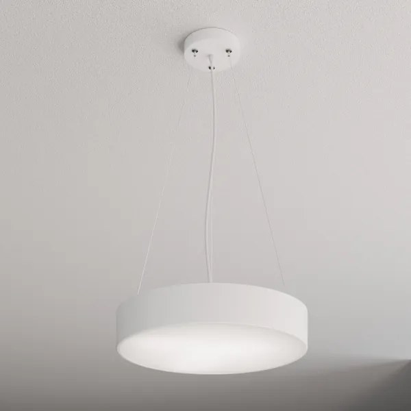 Lampadario a sospensione con filo CLEO 3xE27/24W/230V diametro 40 cm bianco