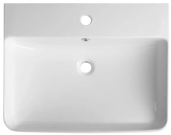 Bruckner - Lavabo incasso NERON 60x48 cm bianco
