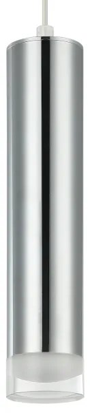 Lampadario a sospensione con filo ARMIN 1xGU10/10W/230V cromo lucido