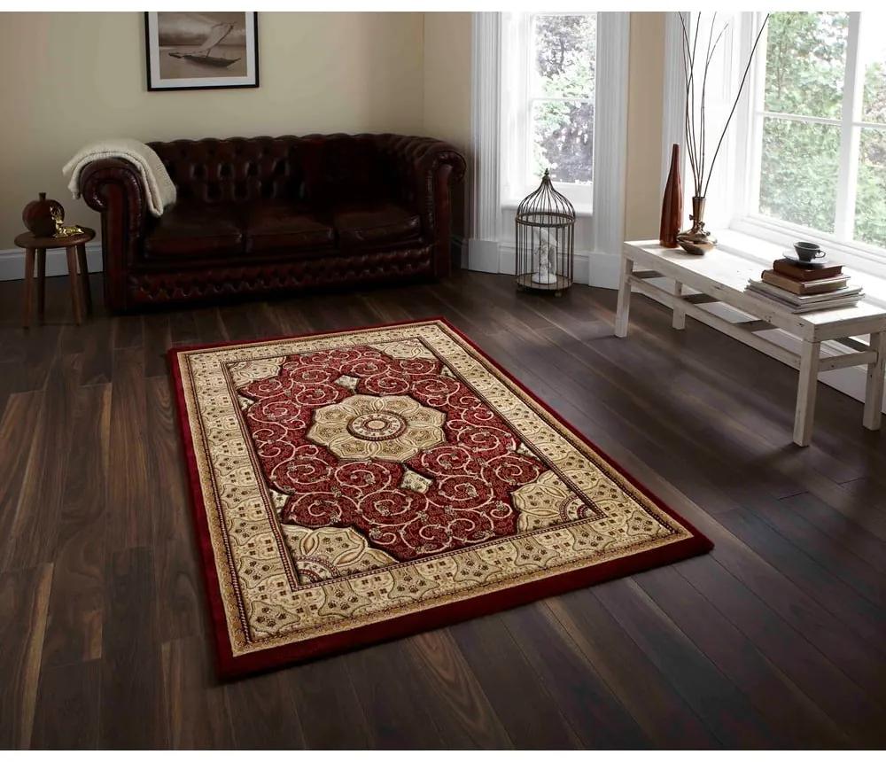 Tappeto rosso Heritage, 200 x 290 cm - Think Rugs