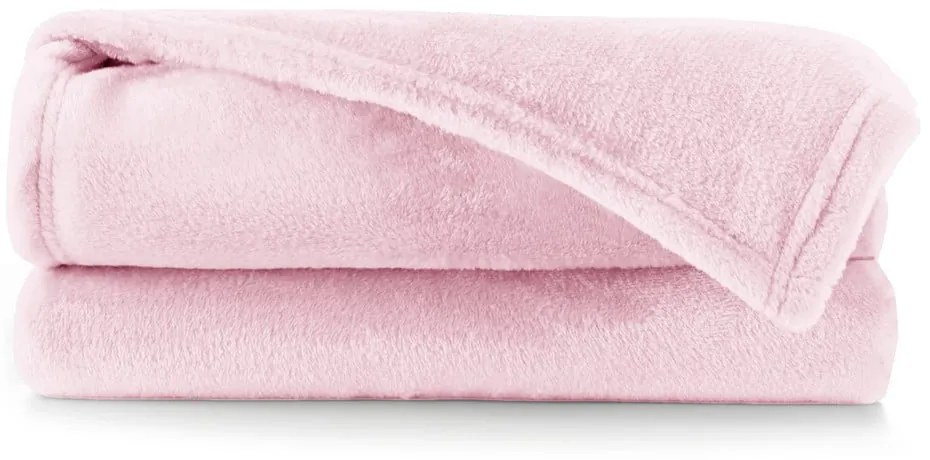 Coperta in microfibra rosa chiaro Decoking , 150 x 200 cm Mic - DecoKing