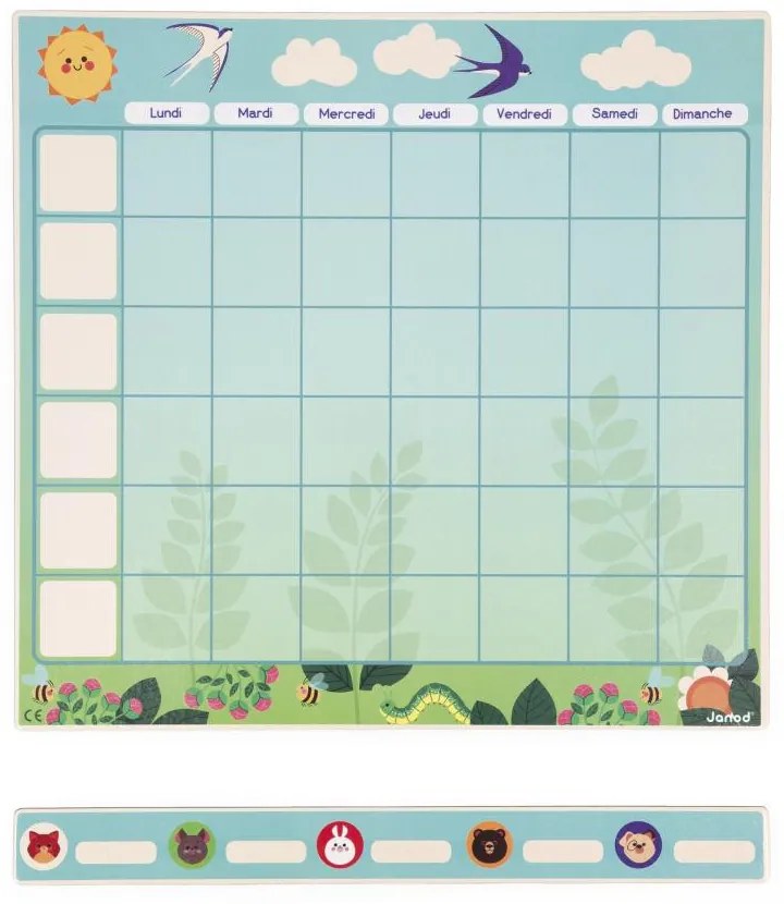 Planner familiare magnetico - 75 pz