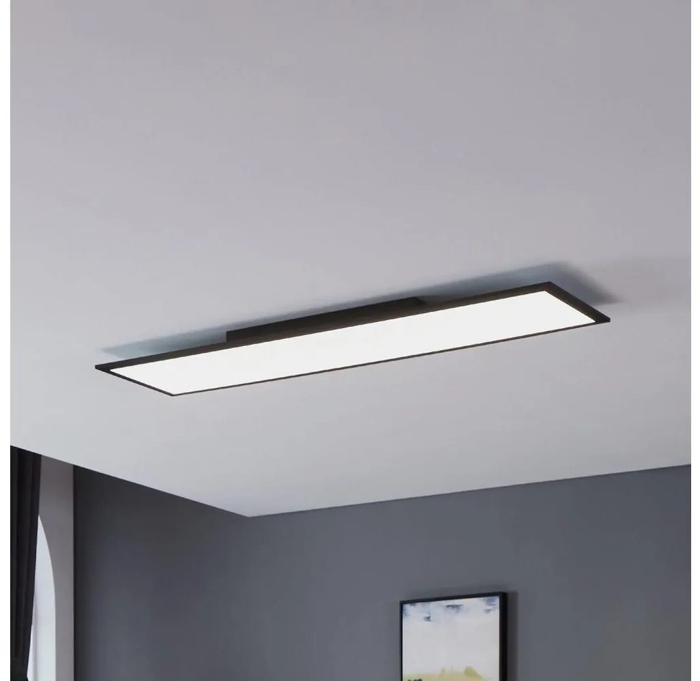 Eglo 900821 - Plafoniera LED SALOBRENA LED/33W/230V 120x30 cm nero