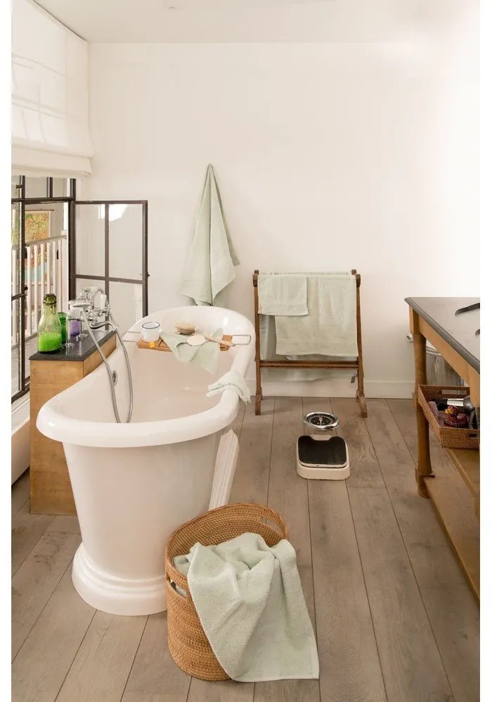 Asciugamano verde menta , 50 x 100 cm - Tiseco Home Studio