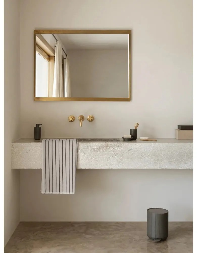 Portasaponetta grigio in poliresina Kua – Blomus