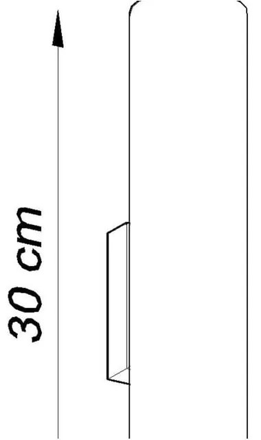 Lampada da parete nera 2 Castro - Sollux