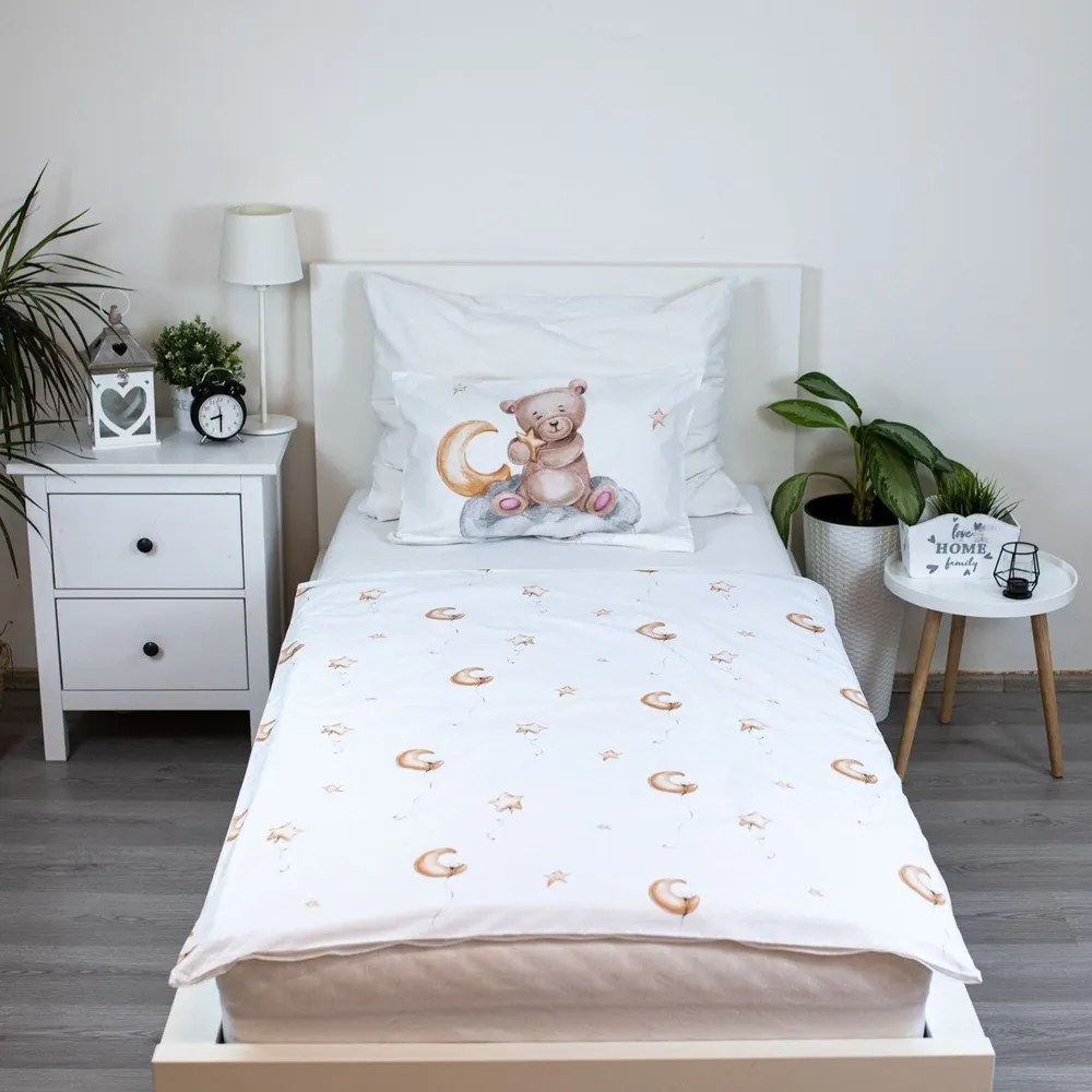 Biancheria da letto per bambini in cotone per culla 100x135 cm Medvídek "Cute" – Jerry Fabrics