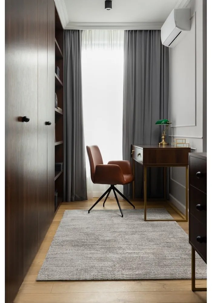 Tappeto in lana grigio 160x240 cm Fam - Agnella