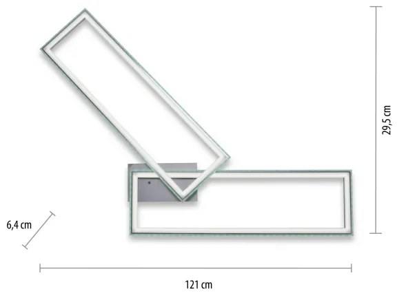 Leuchten Direkt 14635-55 - Plafoniera LED RGB dimmerabile FELIX 34,5W/230V