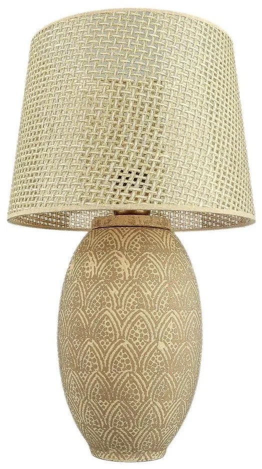 Lampada da tavolo RAMZES 1xE27/40W/230V dorata