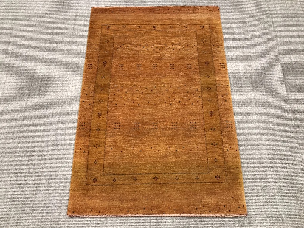 Loribaft Tappeto persiano 90x140 Giallo (Iran) Annodato A Mano