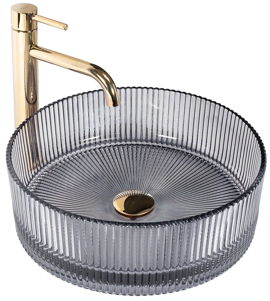 Lavabo da appoggio Rea Ingrid 35 Grey