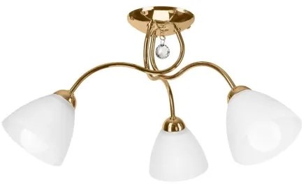 Lampadario da parete MIRANDA 3xE27/60W/230V oro