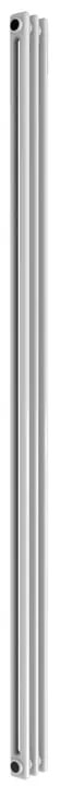 Radiatore acqua calda Comby in acciaio 2 colonne, 3 elementi, interasse 1735 mm, bianco
