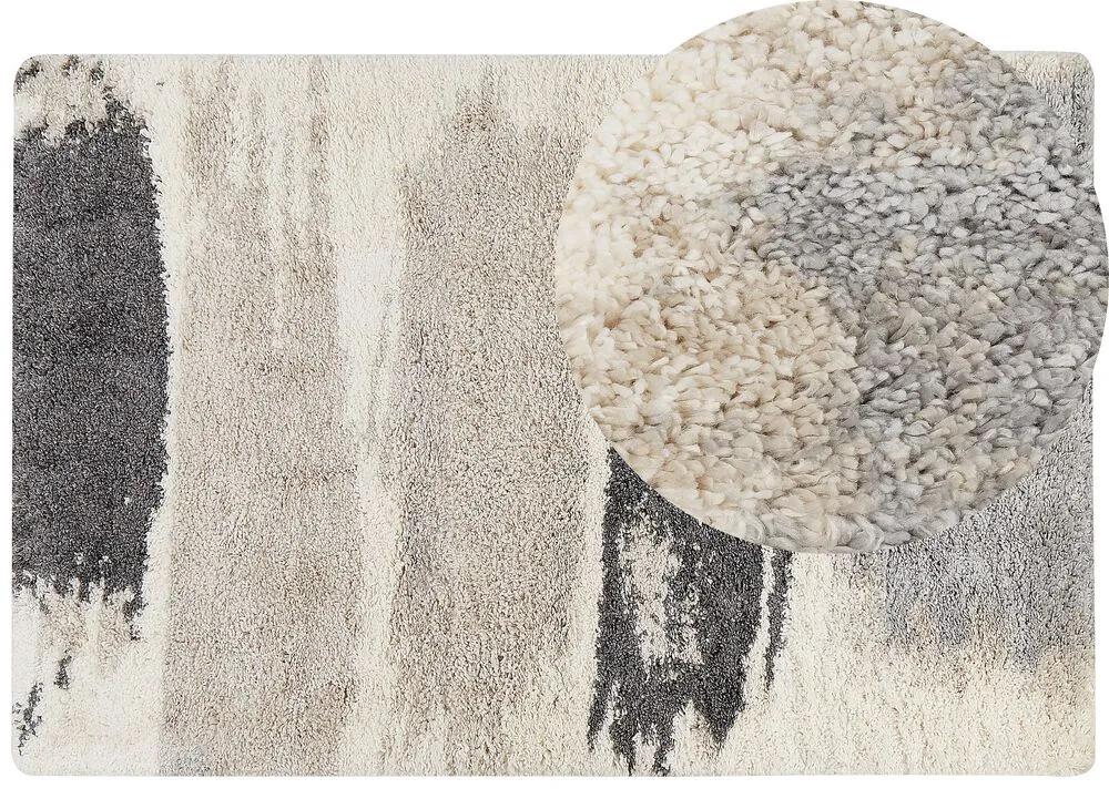Tappeto bianco e grigio 200 x 300 cm MARTUNI Beliani