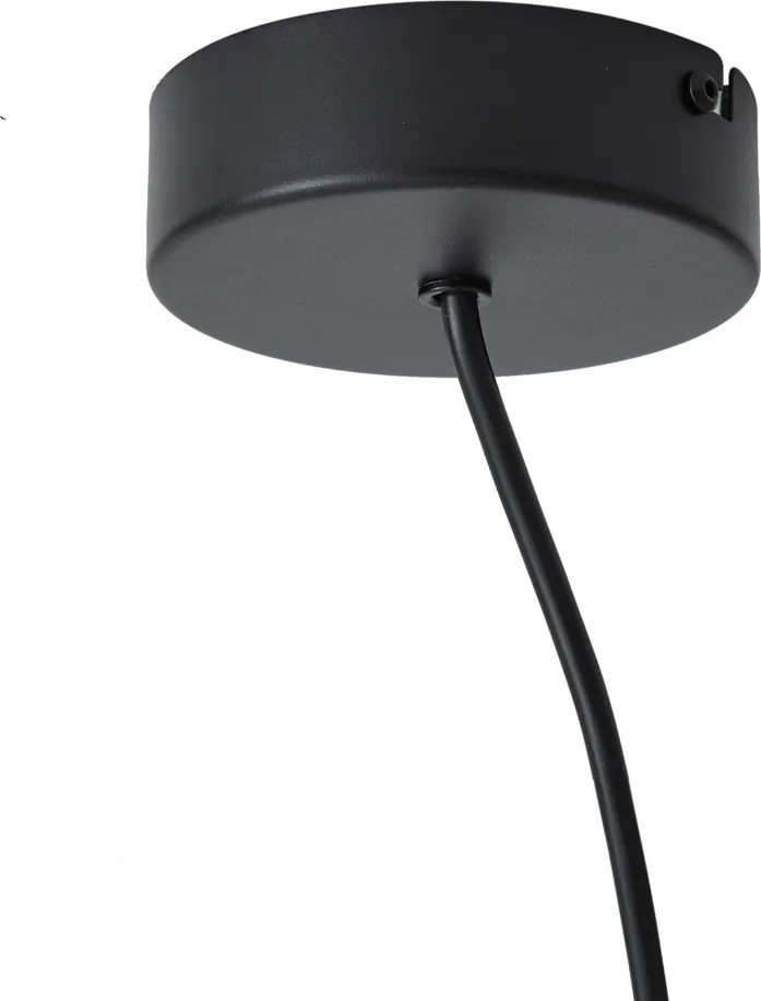 Alimentatore per binario monofase con piastra di montaggio rotonda nero - Iconic