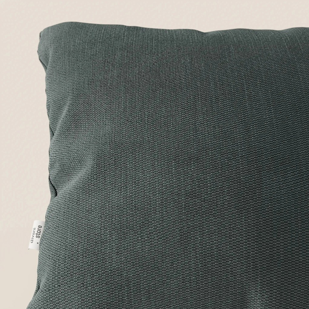 Miami cuscino disponibile in diversi colori realizzato in morbido tessuto impermeabile T14 verde