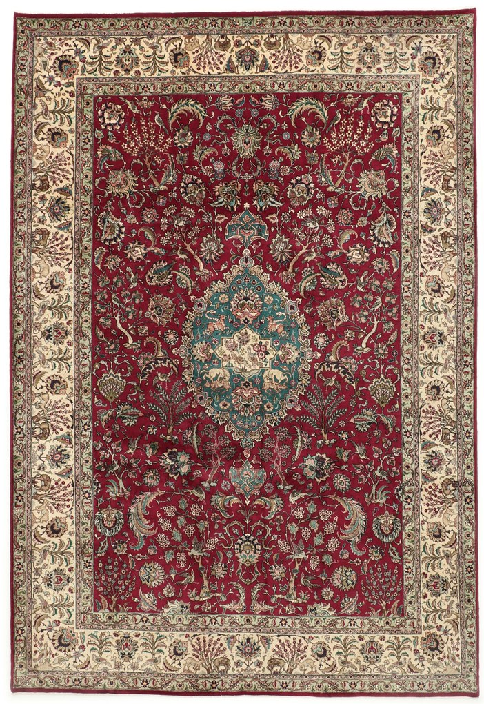 Tabriz Tappeto persiano 240x350 (Iran) Annodato A Mano