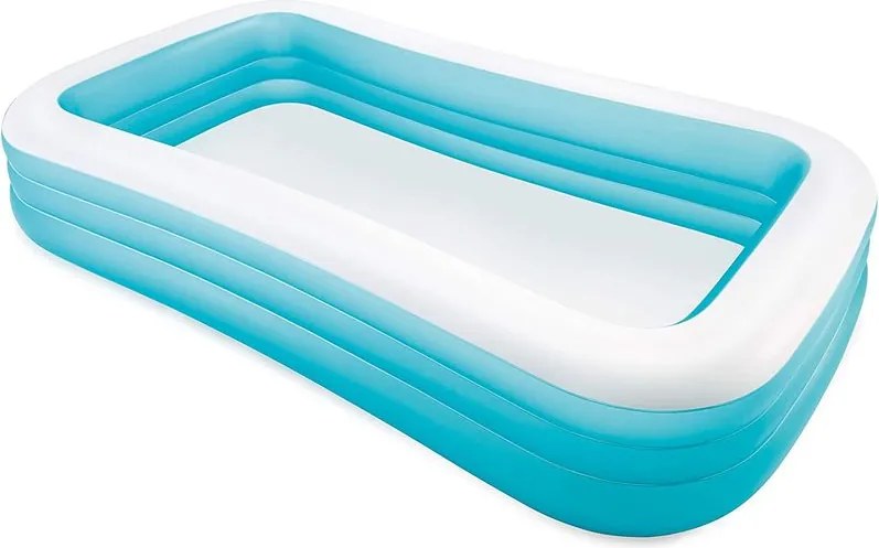 Intex - 58484 Piscina Gonfiabile Family rettangolare 3 camere d'aria 305x183 H56 cm