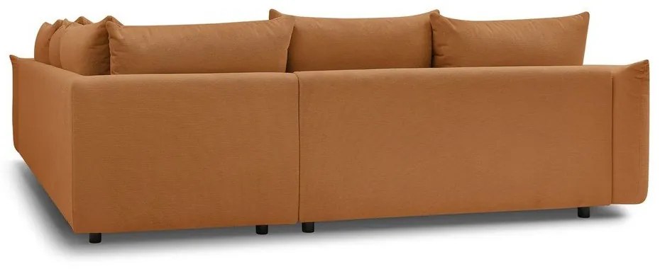 Divano angolare arancione Ernest – Bobochic Paris