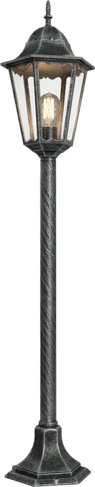 Paletto Lampione Vintage 110cm E27 IP54 Spazzolato - Serie PUCCINI