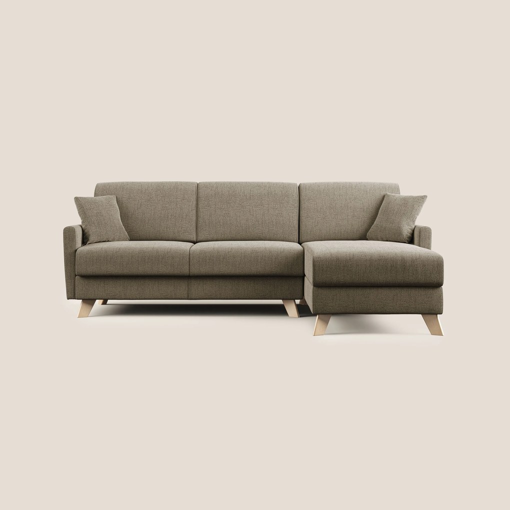 Edgar divano letto angolare in tessuto felis impermeabile T03