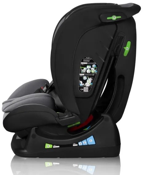 Lionelo - Seggiolino auto IZZY i-Size 40-150 cm Nero/Grigio