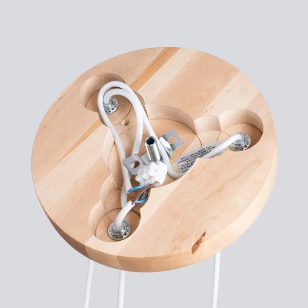 Sollux SL.1391 - Lampadario a sospensione con filo PEKKA 3xG9/8W/230V bianco